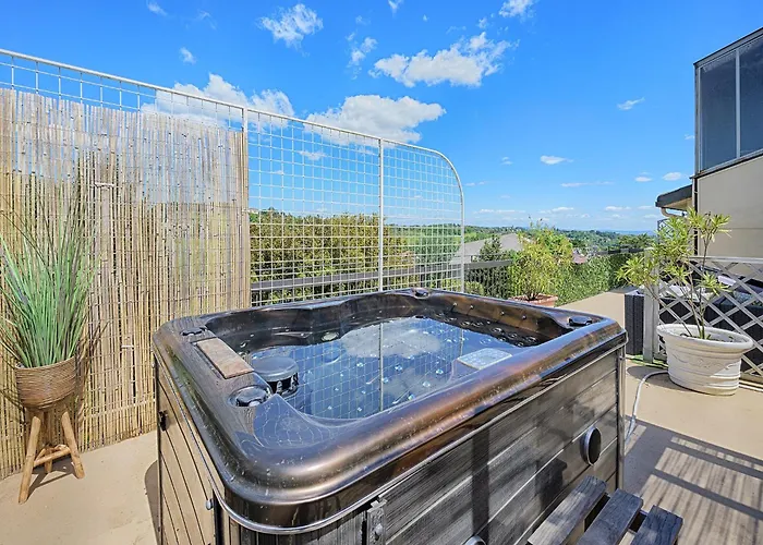 公寓 Casamia Tuscan Oasis 4br Panoramic Penthouse Hot Tub & Easy Parking